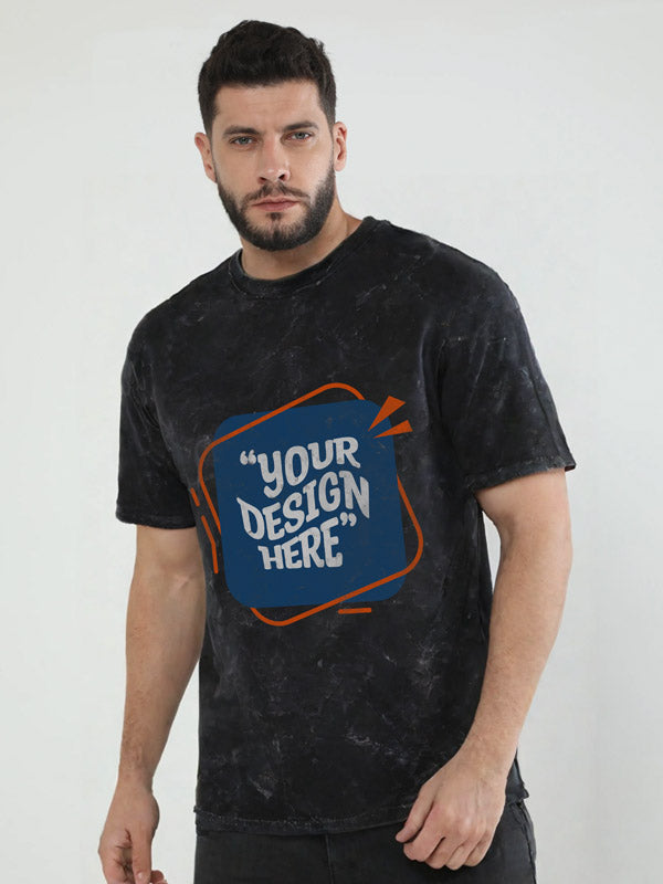 Unisex Acid Washed Oversized Tee | UC61
