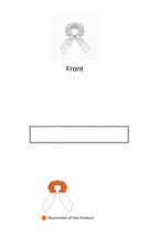 Female AOP Bow Scrunchies