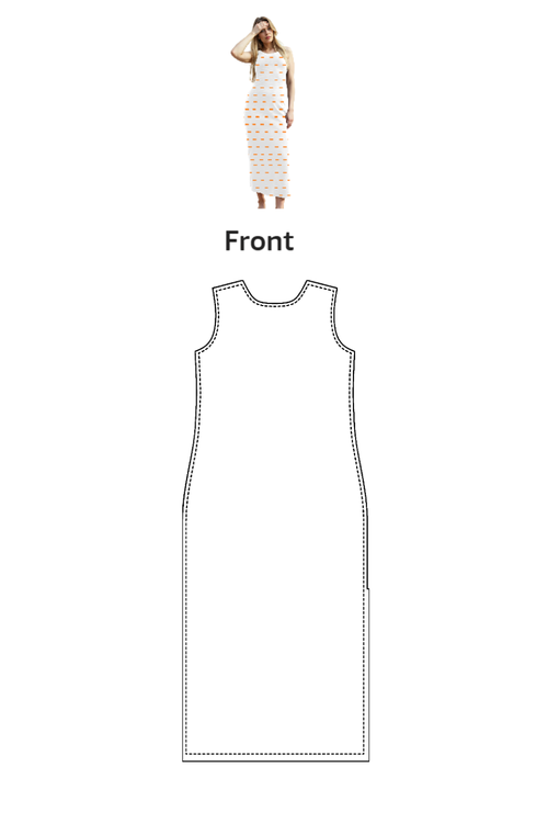 AOP Bodycon Dress | FD74