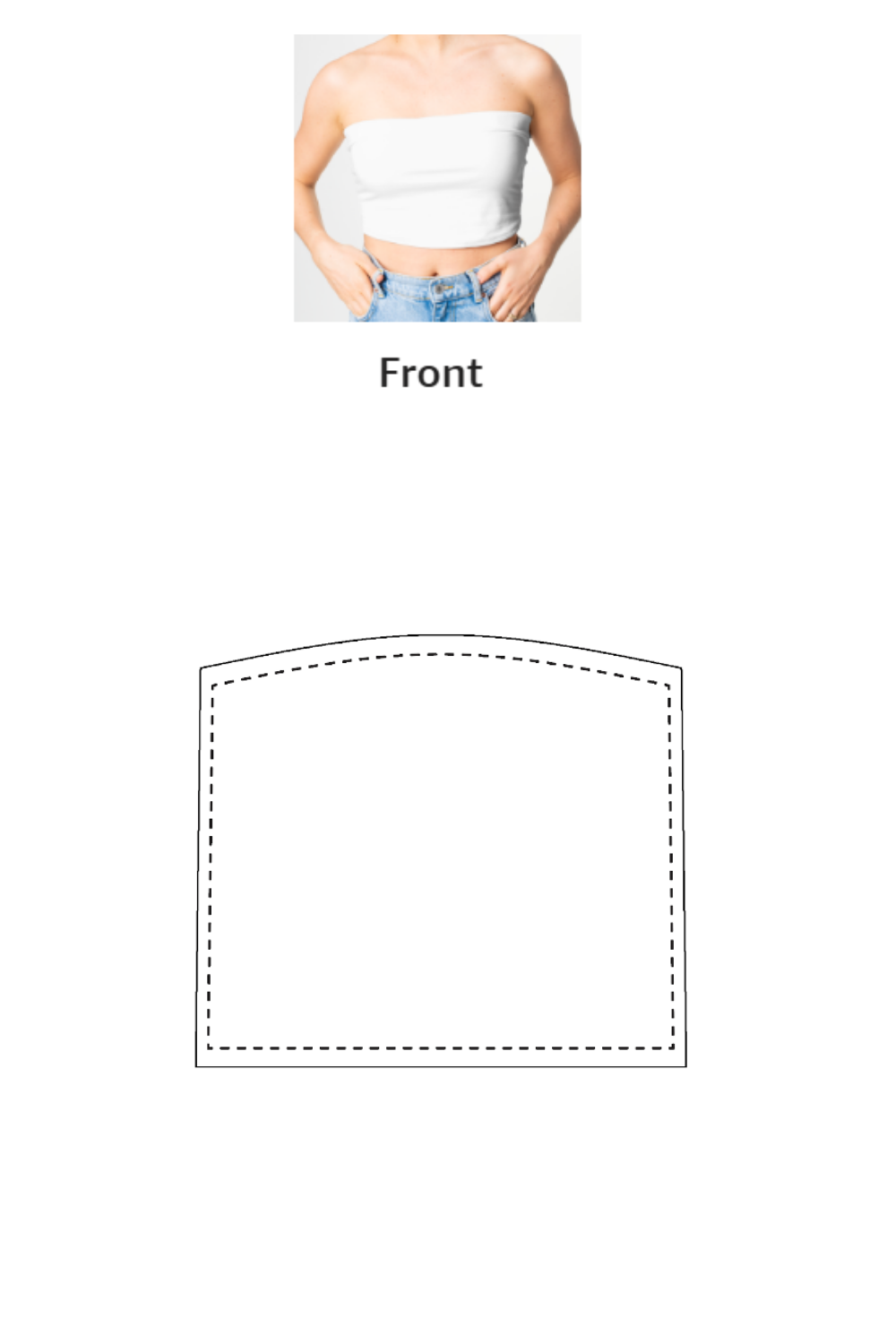 Aop Tube Top | FT12