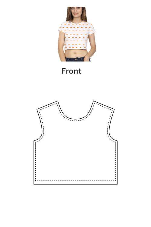AOP Crop Top | FA32