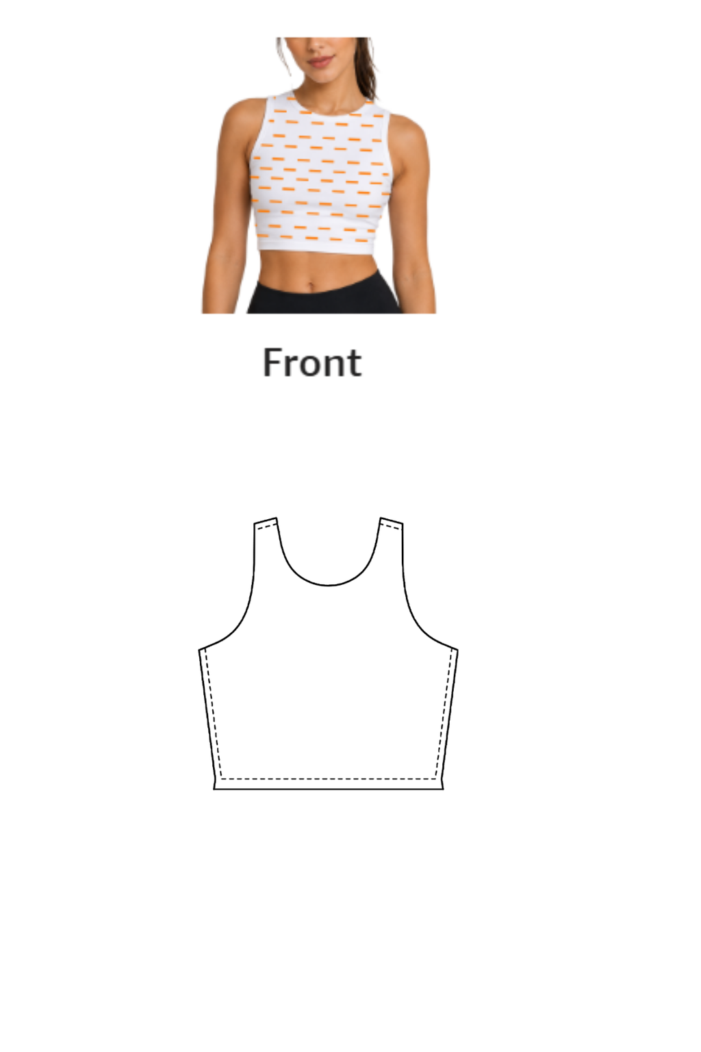 Female Sports Crop top | FC34