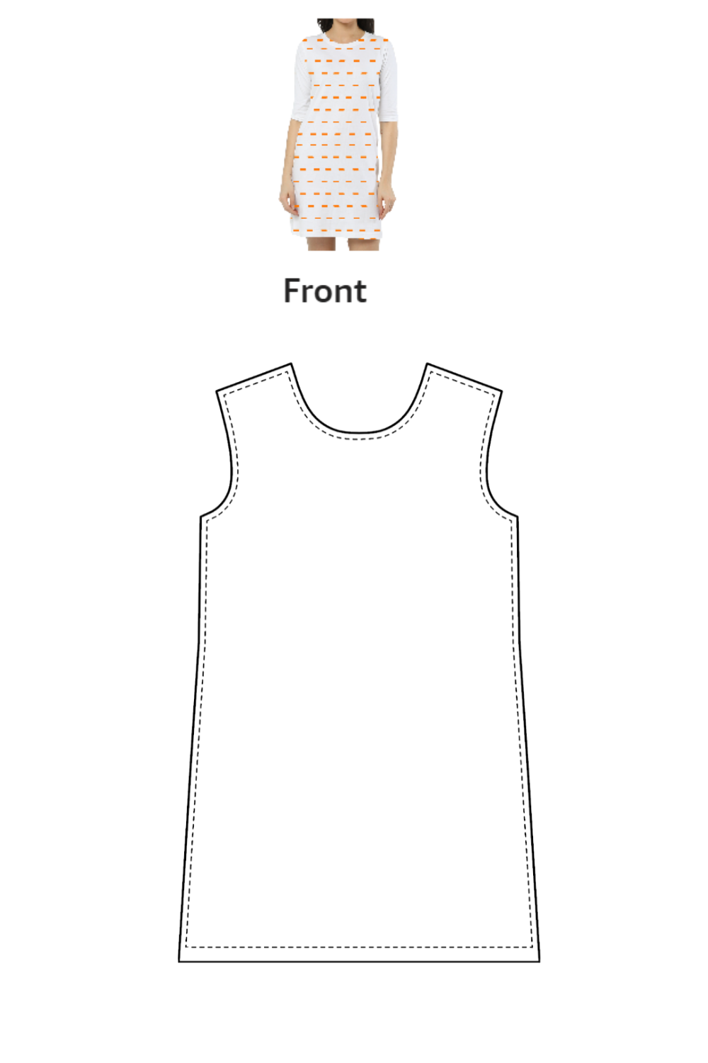 AOP T-Shirt Dress | FA35