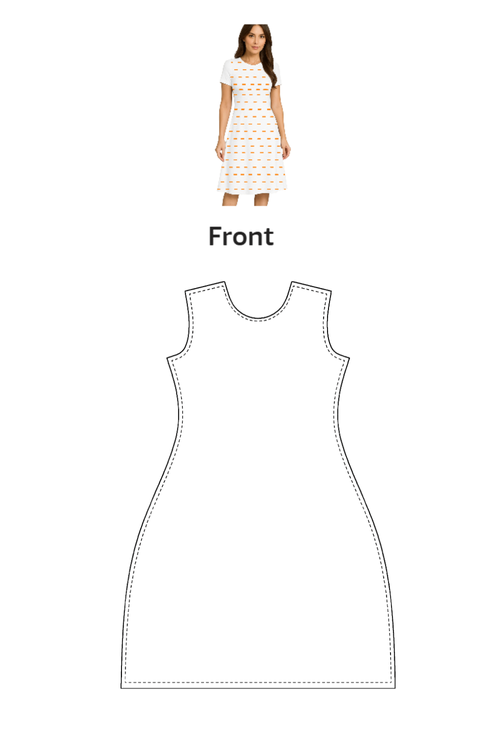 AOP A line Dress | FD16