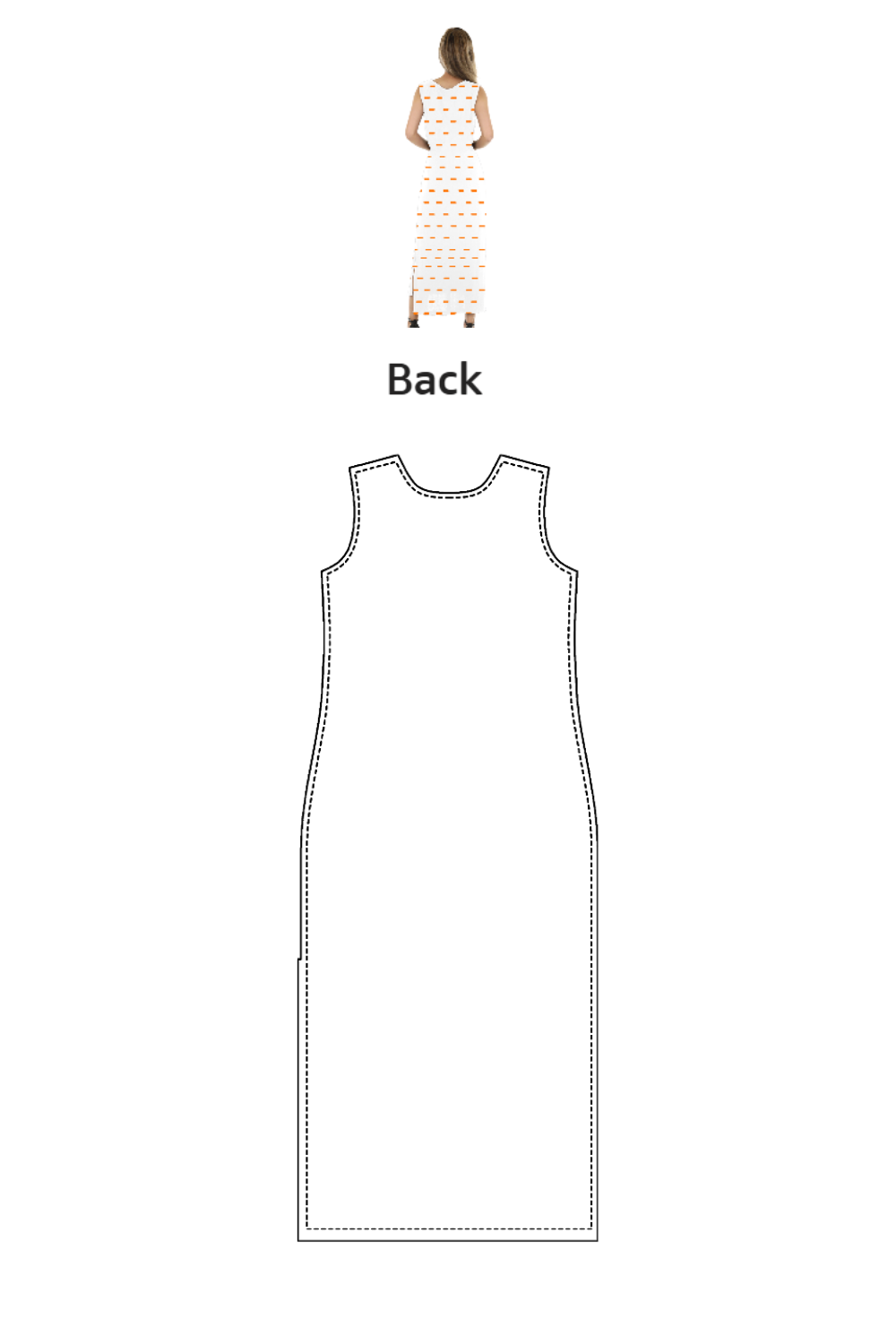 AOP Bodycon Dress | FD74