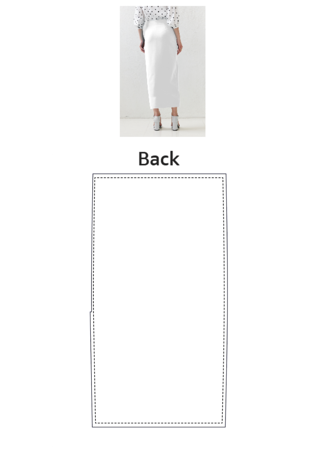 Aop Pencil Skirt | FS58