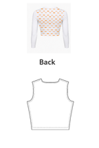AOP Full Sleeve Crop top | FC38