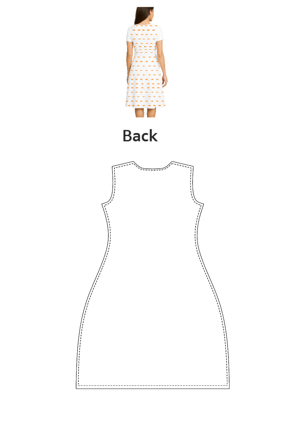 AOP A line Dress | FD16