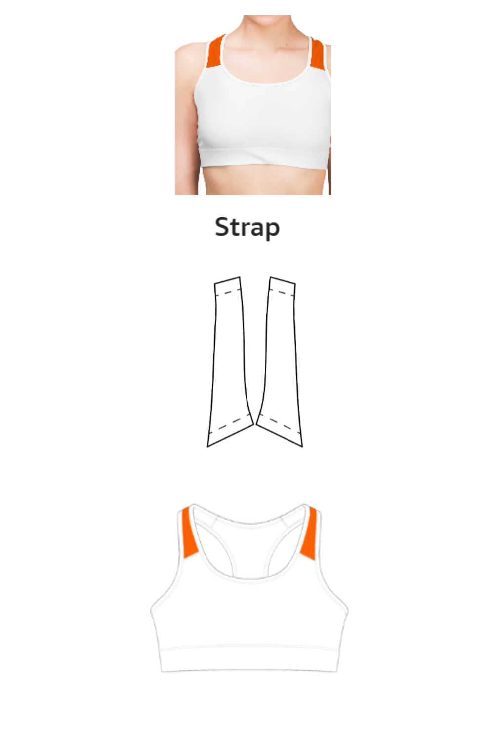 Aop Sports Bra | FA50