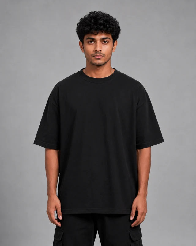 Don't Be Racist Hate Everyone Equally Oversized Black T-Shirt | Heavyweight Streetwear Tee