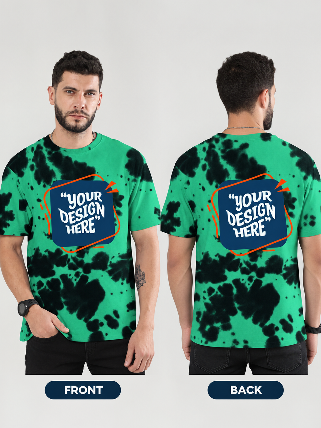 Unisex Tie Dye Oversized T-Shirt | UT58
