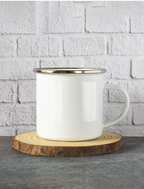 White Enamel Mugs