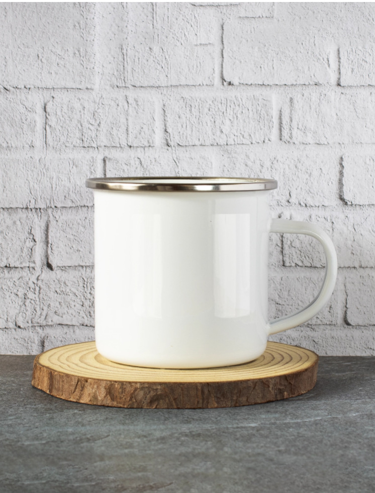 White Enamel Mugs