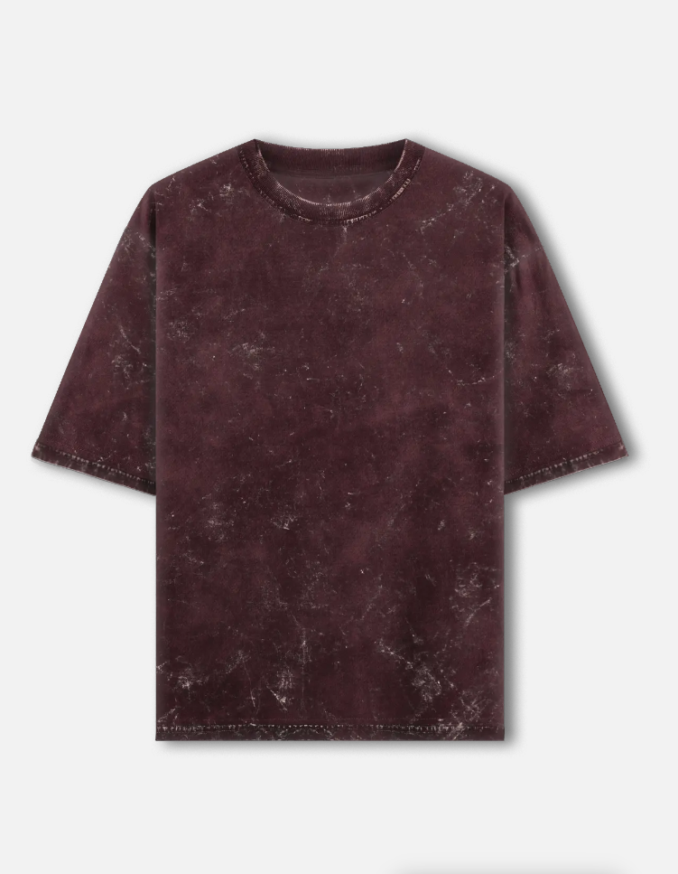 Unisex Acid Washed Oversized Tee | UC61
