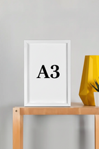 A4&A3 Framed Poster