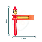 3 Pcs Wooden Baby Rattle Set – Colorful Handcrafted Rattle Toys for Kids