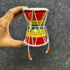 🥁Wooden Damaru Drum Toy Set – Colorful Handcrafted Musical Toys