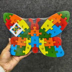 🦋Wooden Butterfly Jigsaw Puzzle for Kids – 26-Piece Educational Learning Toy