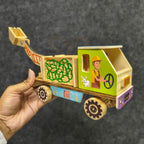 🚚Wooden Toy Truck for Kids – Handcrafted Construction & Farm Vehicle