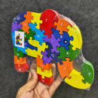 🐘 Wooden Elephant Alphabet Puzzle for Kids | Educational Learning Toy 🧩