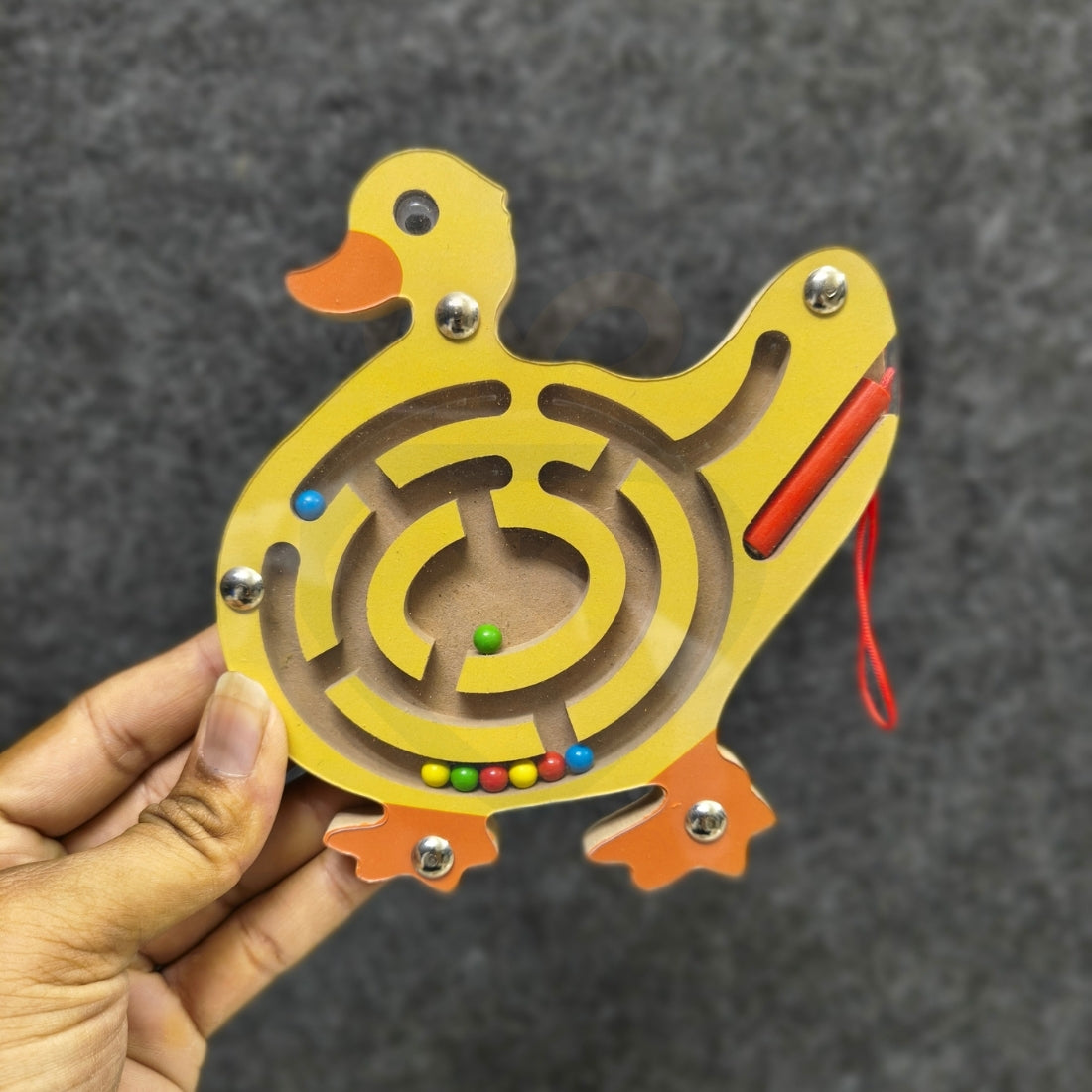 Wooden Magnetic Maze Toy for Kids – Bead Puzzle Activity Board