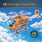 🚁Wooden Helicopter Learning Toy – Montessori-Inspired Educational Toy for Kids