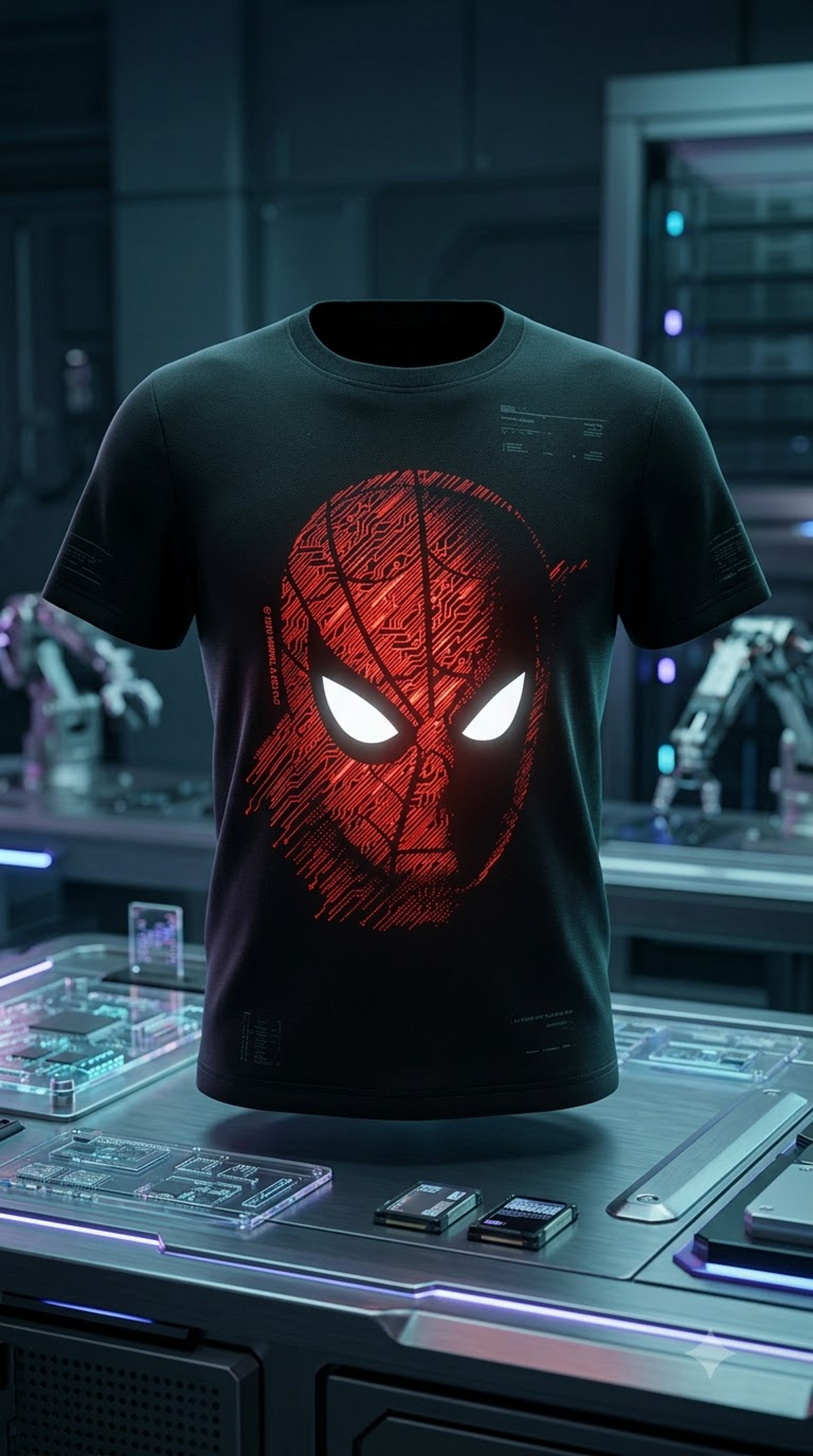 spiderman Circuit t-shirt for man