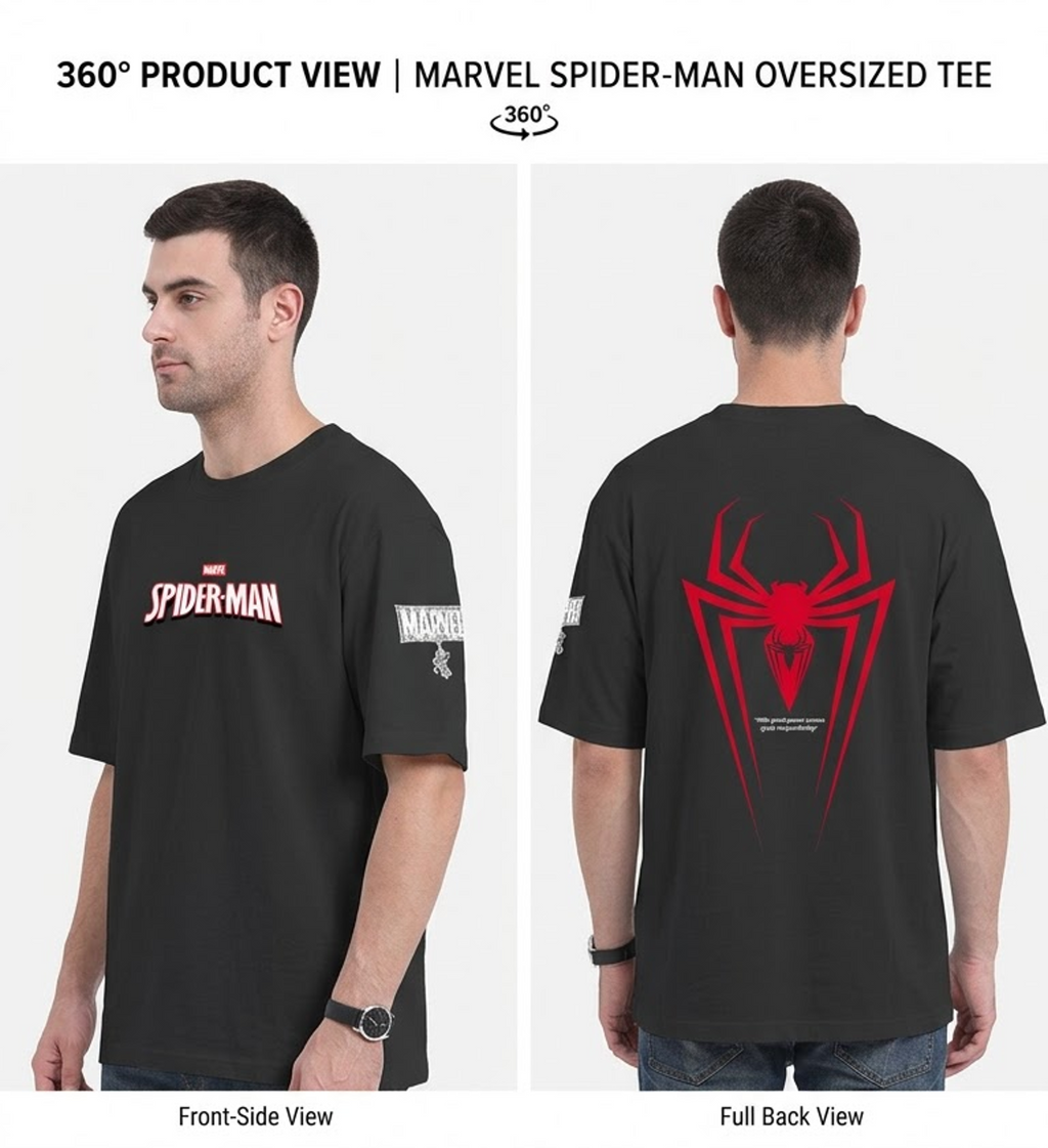 spiderman Unisex Oversized Classic T-Shirt
