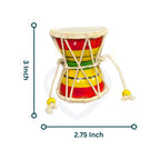 🥁Wooden Damaru Drum Toy Set – Colorful Handcrafted Musical Toys