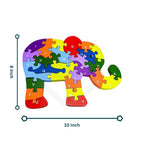 🐘 Wooden Elephant Alphabet Puzzle for Kids | Educational Learning Toy 🧩