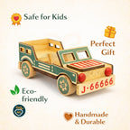 🚚Handcrafted Wooden Toy Truck for Kids – Wooden Pickup Truck