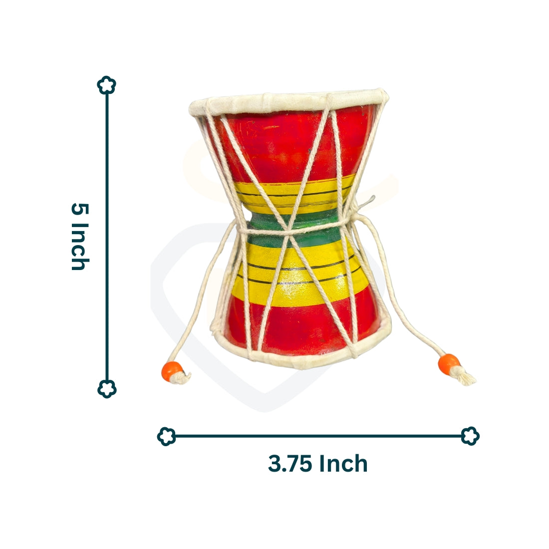 🥁Wooden Damaru Drum Toy Set – Colorful Handcrafted Musical Toys