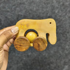 🐴🐘 Wooden Horse & elephant Rolling Toy