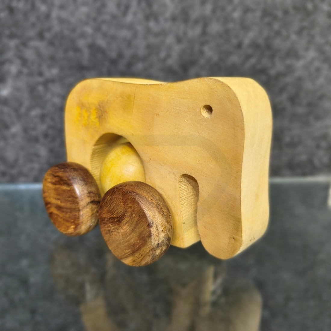 🐴🐘 Wooden Horse & elephant Rolling Toy