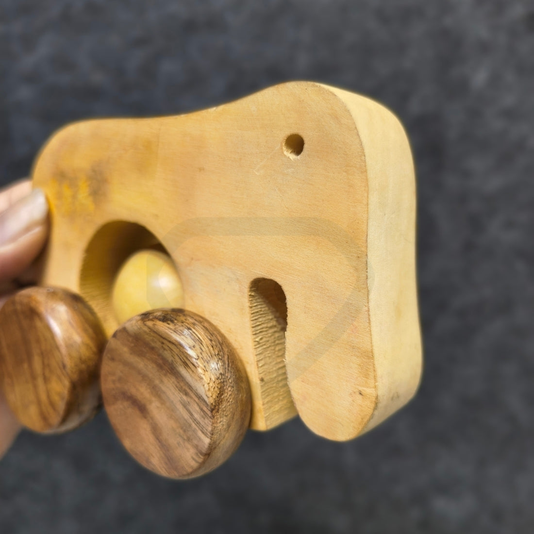 🐴🐘 Wooden Horse & elephant Rolling Toy