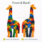 🦒Wooden Giraffe Alphabet Puzzle for Kids | Educational Learning Toy