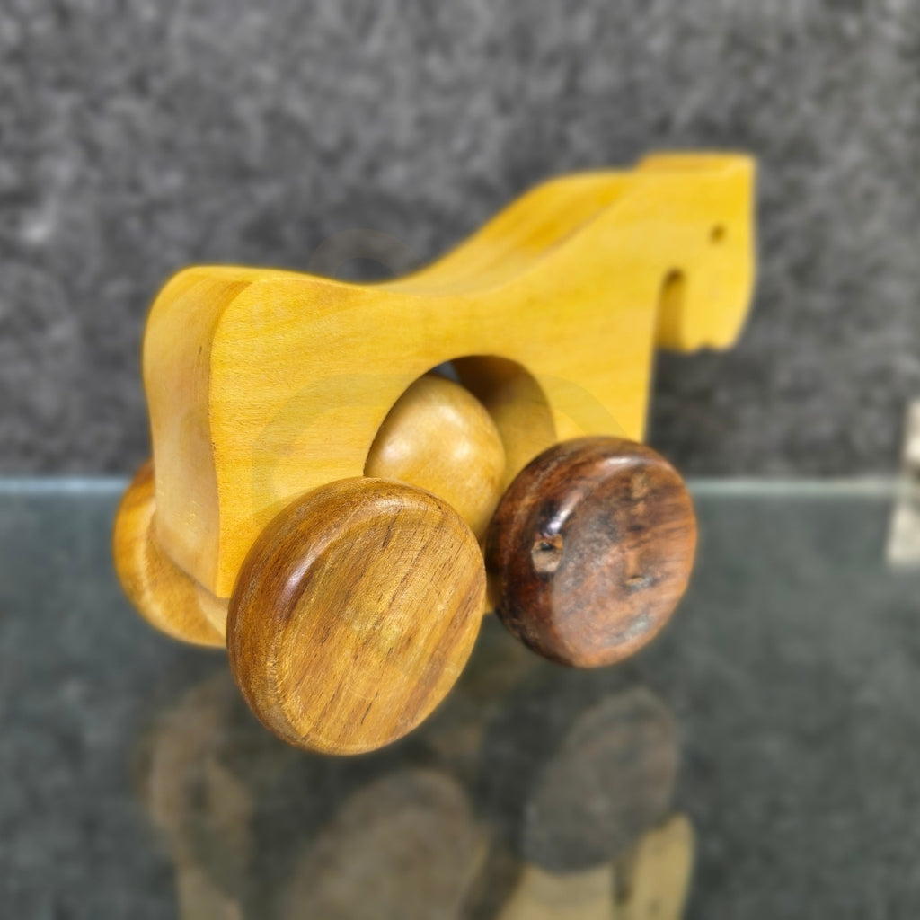 🐴🐘 Wooden Horse & elephant Rolling Toy