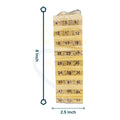 Wooden Number Stacking Blocks Set – Jenga Style Wooden Toy for Kids